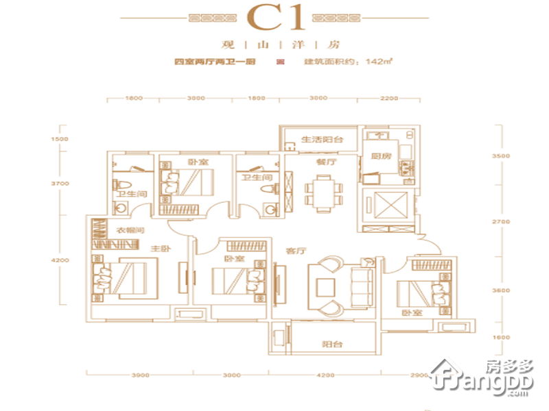 建业·南湖上院户型图