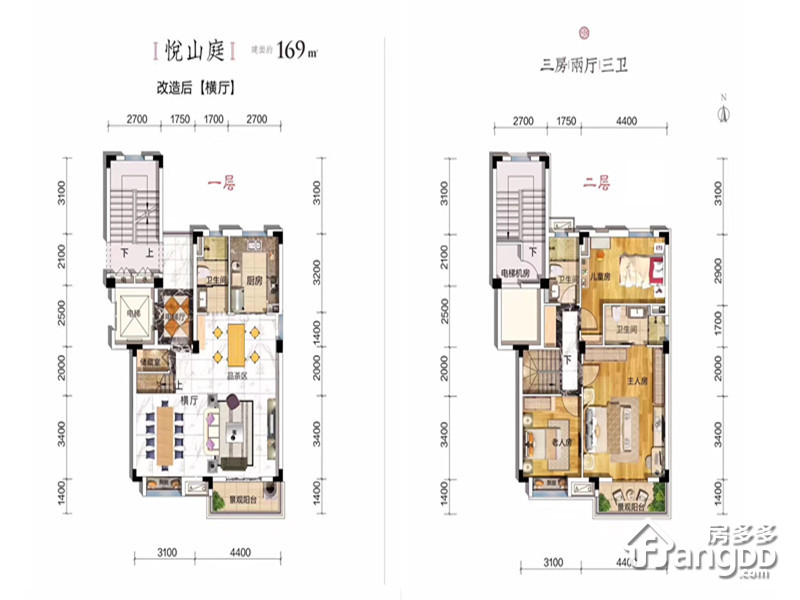 碧桂园阅江山 3室2厅3卫