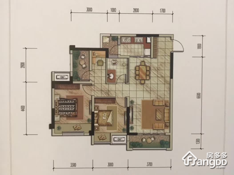 北大资源海樾府户型图