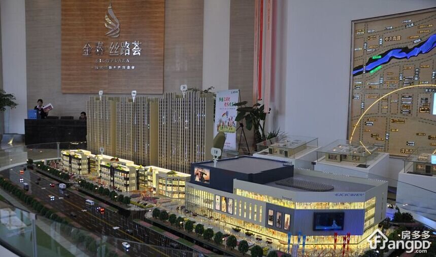 咸阳金泰丝路花城规划【图】-咸阳房多多