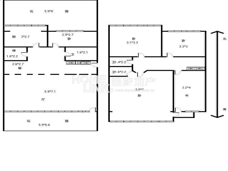 成都5室1厅1卫254-天鹅星座户型图-买房大师