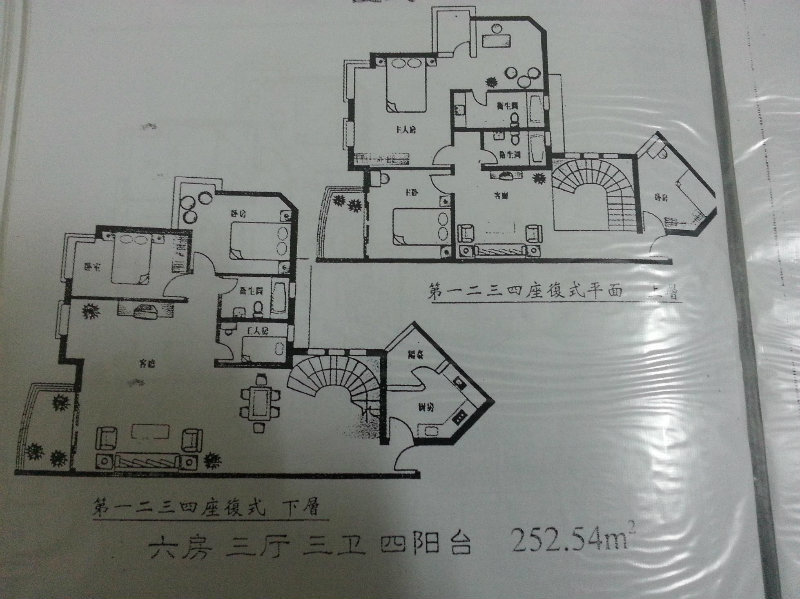 深圳5室2厅3卫254㎡-金海燕花园户型图-买房大师