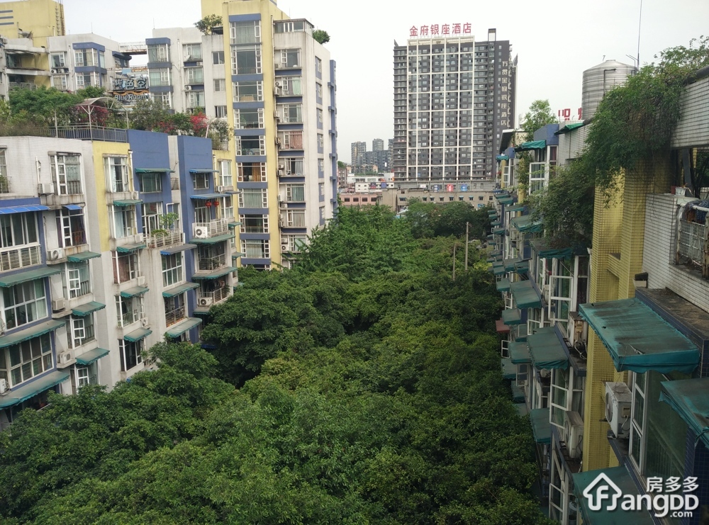蓝色空间小区图片