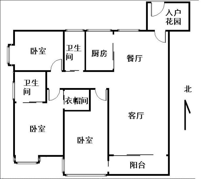 广州3室2厅2卫128㎡-佳兆业君汇上品户型图-买房大师