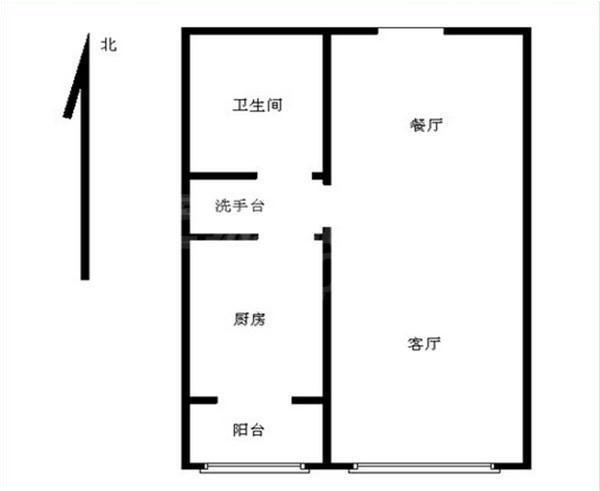 沈阳1室1厅1卫73㎡-华强广场户型图-买房大师