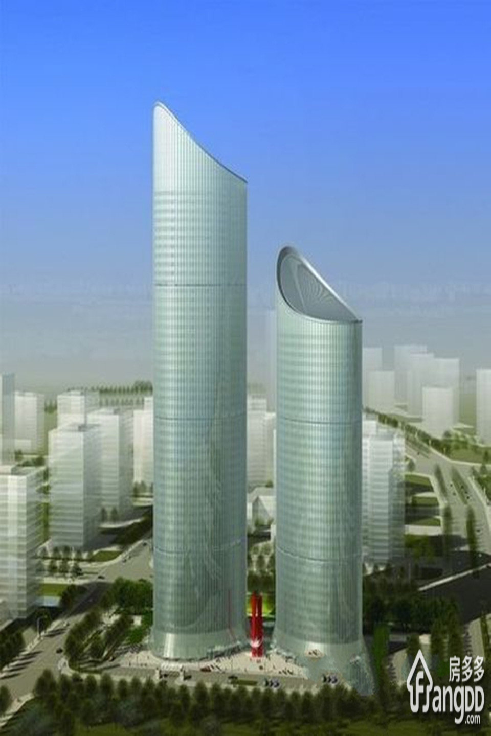 杭州浙江财富金融中心效果【图】-杭州房多多
