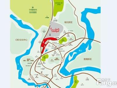 房市头条 房市热点 多层高层  p中诚山水印象项目位于广安城南,城北图片
