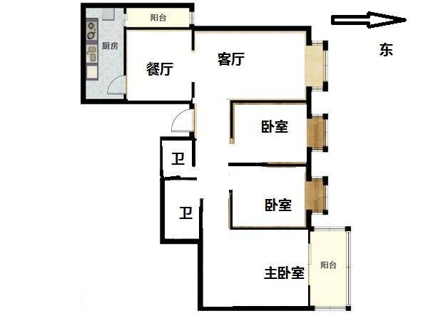 北京5室2厅3卫275㎡-九龙花园户型图-买房大师