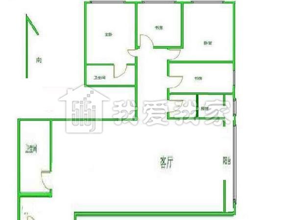 北京4室1厅1卫212㎡-物华大厦户型图-买房大师