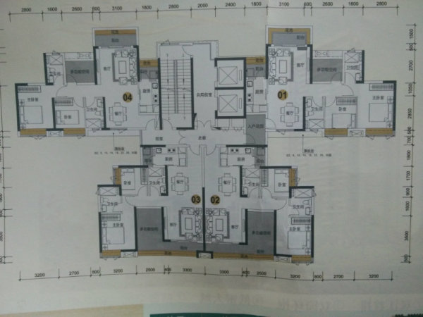 佛山4室2厅2卫136㎡-博雅滨江户型图-买房大师