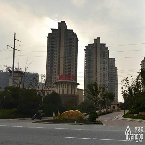 绿地大道双子楼小区图片
