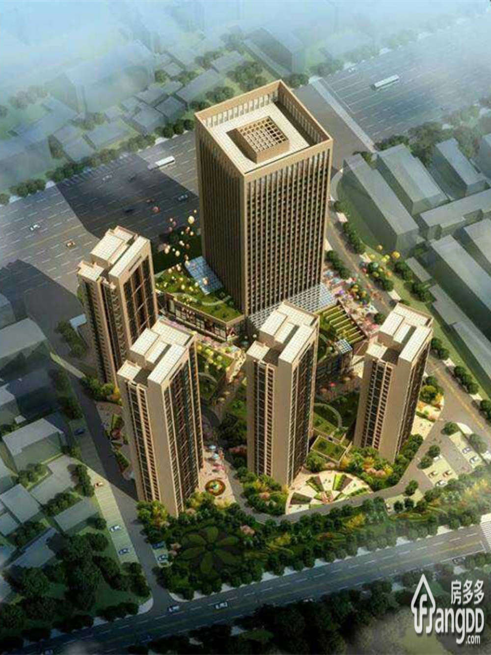 汉水岸小区图片