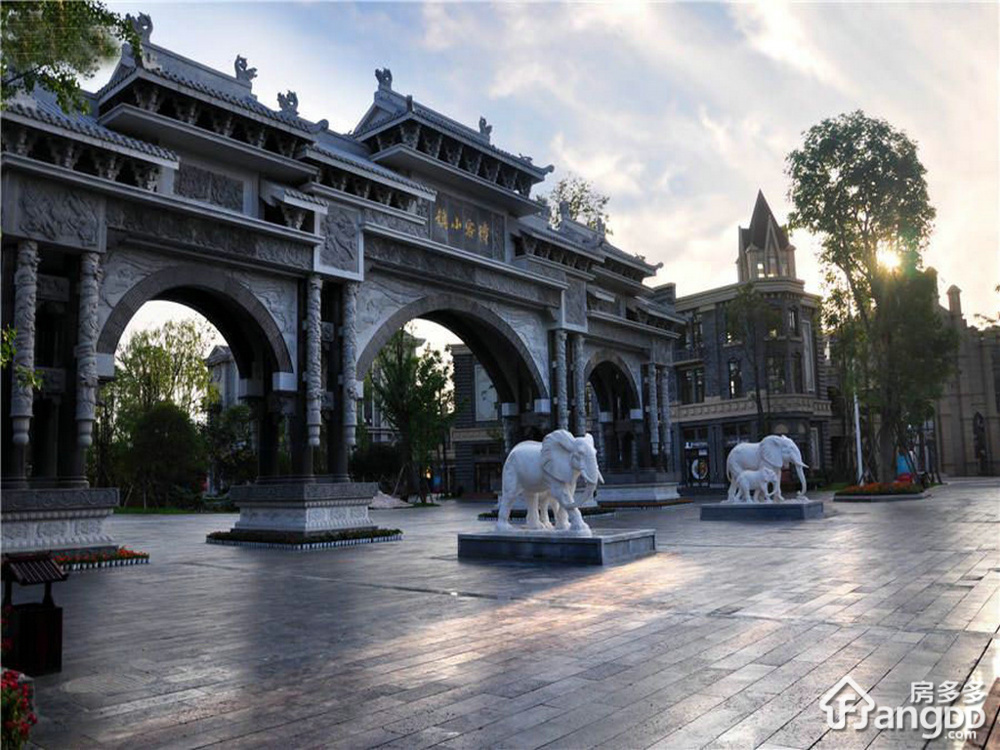 博客小镇小区图片