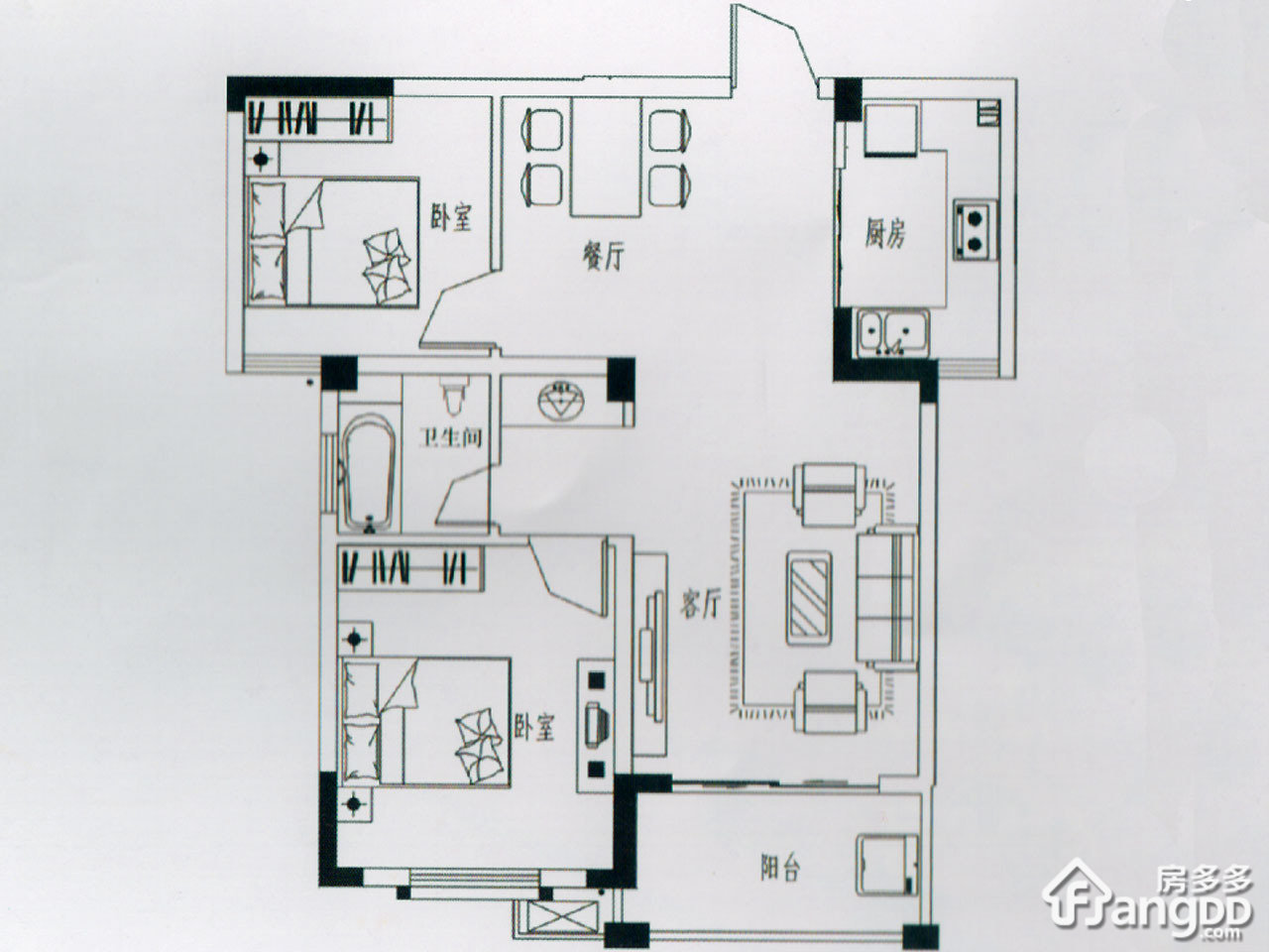 合肥新房 和順東方花園 > 2室2廳1衛2室2廳1衛85㎡ 更新時間:2018年