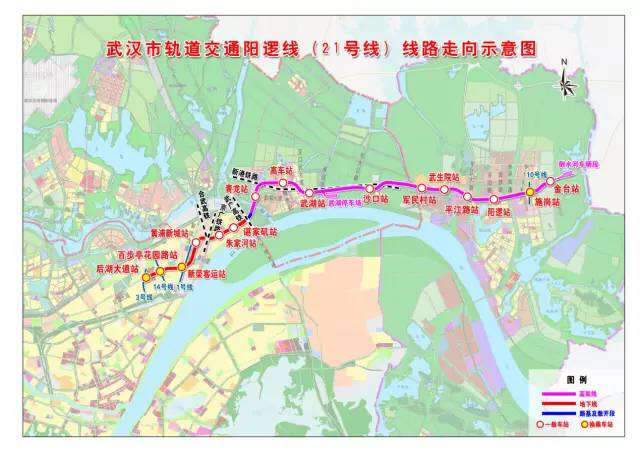 武汉6条地铁高清地图曝光 快来看看离你家多远
